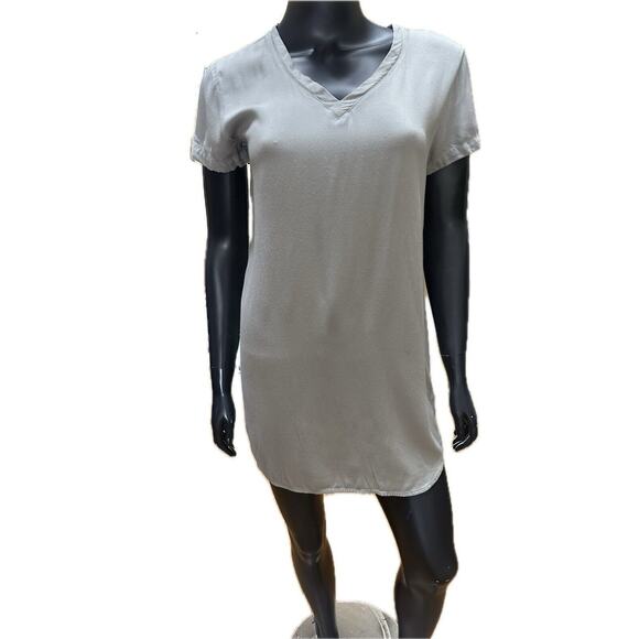 Bella Dahl Gray High-Low T-Shirt Dress XS - Picture 3 of 8